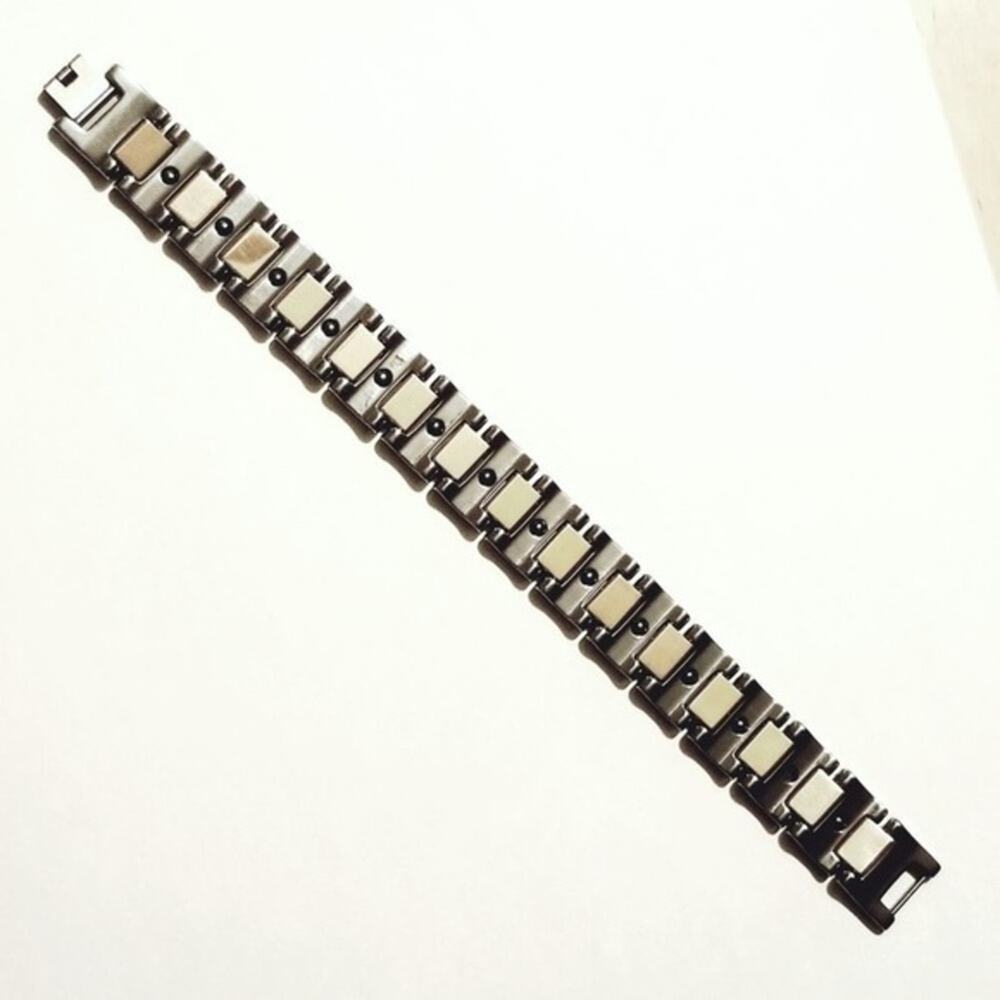 New heavy tungsten carbide bracelet size 8.5